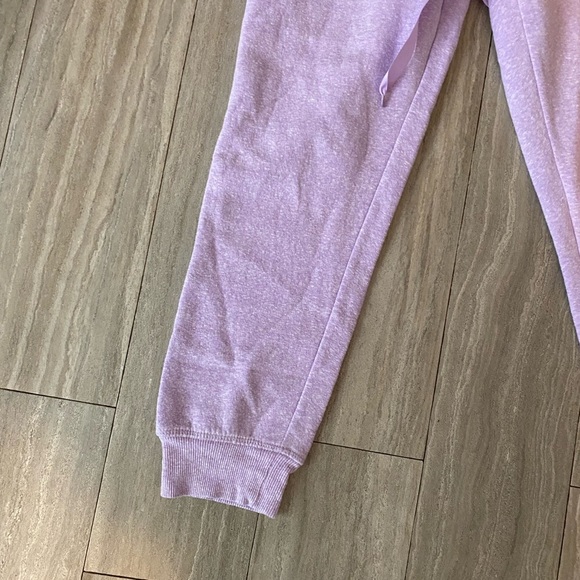 MTA Sport Womens Purple Wide Waistband Athletic Joggers Sz Small Crop Ankle - Picture 2 of 4